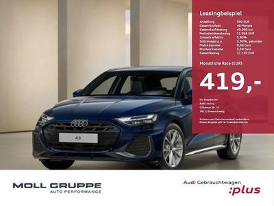 Gebraucht Audi A3 S-Line 150 PS (110 kW) 2026 Navarrablau metallic Limousine