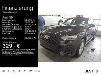 Gebraucht Audi Q5 Business 204 PS (150 kW) 2022 Mythosschwarz metallic (metallic) SUV