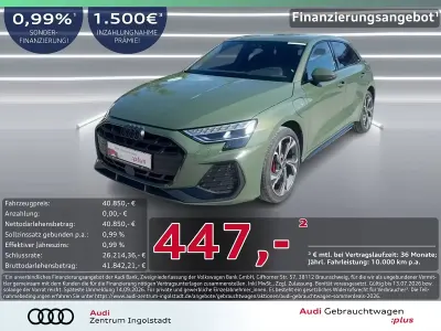Gebraucht Audi A3 S-Line 272 PS (200 kW) 2025 Distriktgrün metallic Limousine