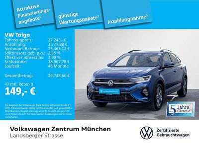 Gebraucht VW Taigo R-line 150 PS (110 kW) 2024 Blau SUV