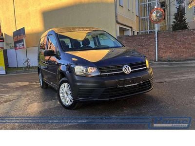 Usata VW Caddy Trendline 102 CV (75 kW) 2018 Blu Monovolume