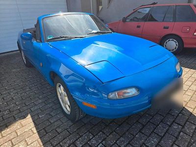 Second-hand Mazda MX5 115 CP (84 kW) 1991 Albastru Cabrio