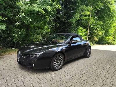 Gebraucht Alfa Romeo Spider Exclusive 200 PS (147 kW) 2007 Carbon schwarz Cabrio