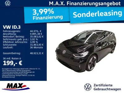 Brugt VW ID.3 GTX 210 kW (286 HK) 2025 Sort Hatchback