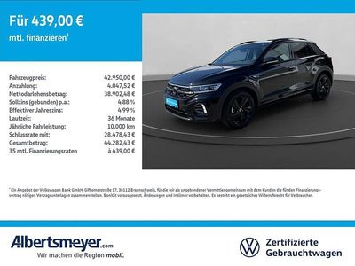 Nuova VW T-Roc R-line 150 CV (110 kW) 2025 Nero SUV