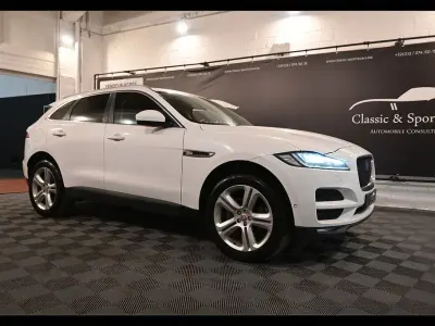 Gebraucht Jaguar F-Pace R-Sport 179 PS (131 kW) 2017 Weiß SUV