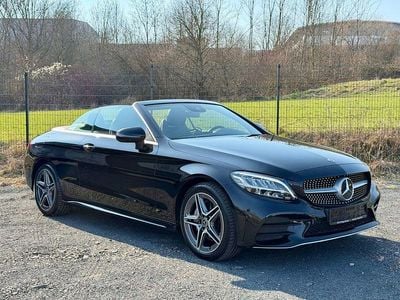 Gebraucht Mercedes C180 AMG line 156 PS (114 kW) 2019 Schwarz Cabrio