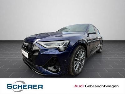 Gebraucht Audi e-tron Ambiente 300 kW (408 PS) 2022 Navarrablau metallic (metallic) SUV