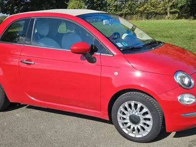 Usata Fiat 500C Lounge 69 CV (50 kW) 2015 Rosso Cabrio