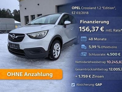 Gebraucht Opel Crossland Edition 110 PS (80 kW) 2018 Silber SUV