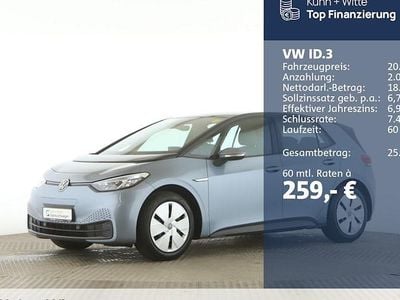 Gebraucht VW ID.3 Pure 110 kW (150 PS) 2022 Blau Kleinwagen