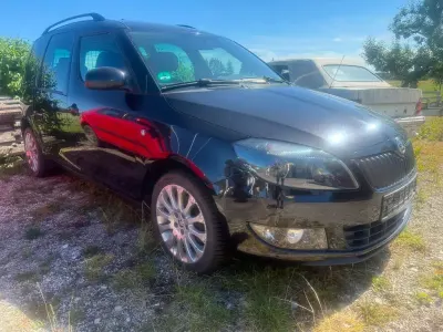 Gebraucht Skoda Roomster Best of 90 PS (66 kW) 2015 Schwarz Van / Kleinbus