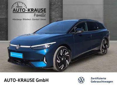 Brugt VW ID.7 GTX 250 kW (340 HK) 2025 Blå Stationcar