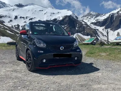 Occasion Smart ForTwo Cabrio Brabus 71 ch (52 kW) 2016 Noir Cabriolet