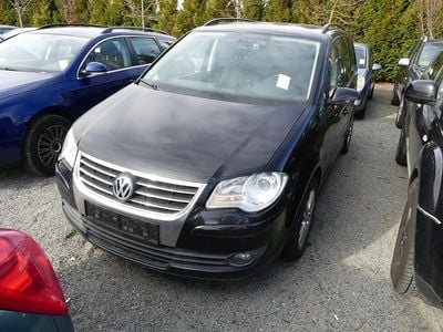 Gebraucht VW Touran Trendline 140 PS (102 kW) 2008 Schwarz Van / Kleinbus
