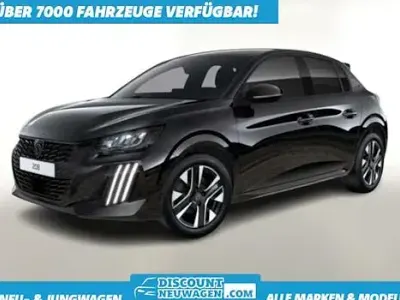 Neu Peugeot 208 Allure 146 PS (107 kW) 2025 Schwarz Kleinwagen