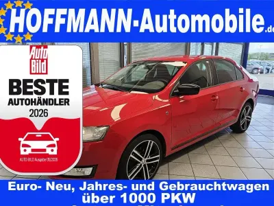 Gebraucht Skoda Rapid Ambition 105 PS (77 kW) 2014 Rot Kleinwagen