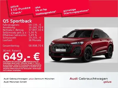 Gebraucht Audi Q5 Sportback S-Line 204 PS (150 kW) 2025 Grenadinerot metallic SUV