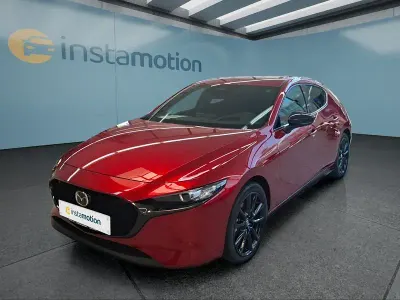 Neu Mazda 3 140 PS (102 kW) 2026 Rot Limousine