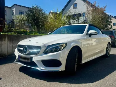 Gebraucht Mercedes C180 AMG Edition 1 156 PS (114 kW) 2018 Weiß Cabrio