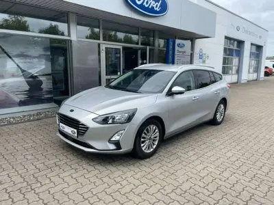 Gebraucht Ford Focus Titanium S 125 PS (91 kW) 2022 Polarsilber metallic Kombi