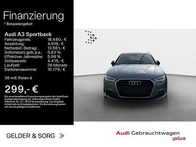 Gebraucht Audi A3 Sportback Sport 150 PS (110 kW) 2018 Grau Kleinwagen