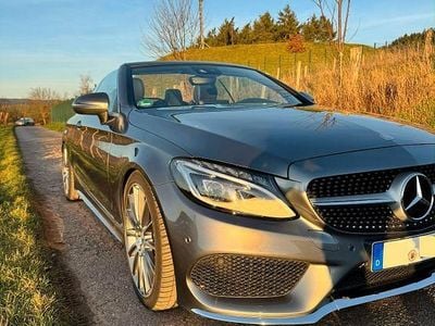 Grau Gebraucht 2017 Mercedes C300 AMG line Cabrio | 30.499 € (Fairer Preis)