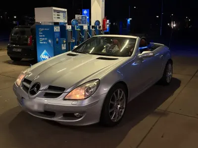Gebraucht Mercedes SLK350 272 PS (200 kW) 2005 Silber Cabrio
