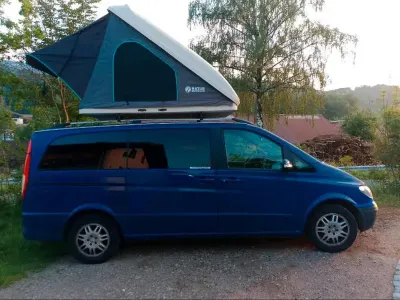 Gebraucht Mercedes Viano 150 PS (110 kW) 2006 Blau Van / Kleinbus
