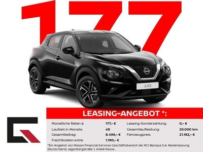 Neu Nissan Juke N-Connecta 114 PS (83 kW) 2025 Pearl black SUV