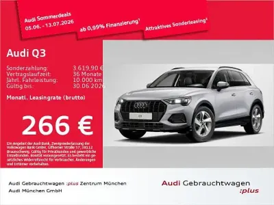 Gebraucht Audi Q3 Advanced Plus 150 PS (110 kW) 2025 Florettsilber metallic SUV