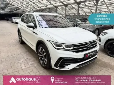 Gebraucht VW Tiguan Allspace R-line 200 PS (147 kW) 2023 Weiß SUV