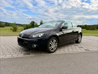 Gebraucht VW Golf Cabriolet 105 PS (77 kW) 2013 Schwarz Cabrio
