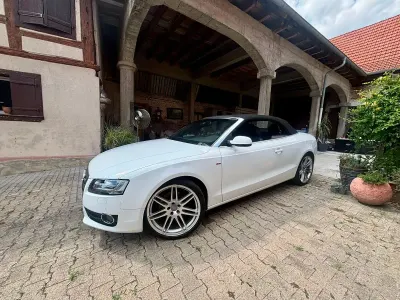 Gebraucht Audi A5 Cabriolet S-Line 239 PS (175 kW) 2011 Weiß Cabrio