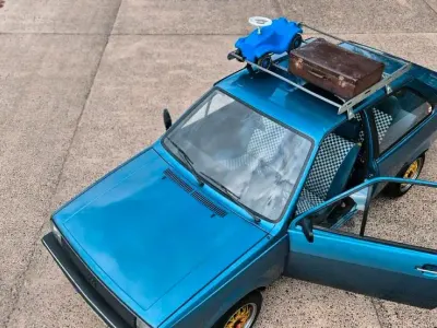 Brugt VW Derby 40 HK (29 kW) 1982 Blå Sedan