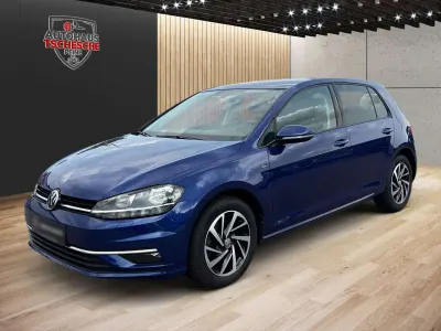Gebraucht VW Golf VII Join 150 PS (110 kW) 2019 Blau (blue dusk metallic) Kleinwagen