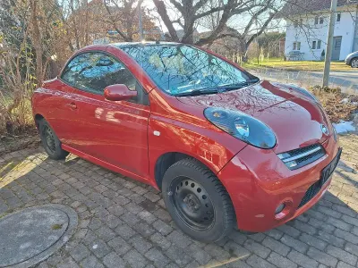 Gebraucht Nissan Micra 88 PS (64 kW) 2006 Rot Cabrio