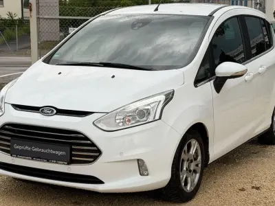 Gebraucht Ford B-MAX Titanium 105 PS (77 kW) 2015 Weiß Van / Kleinbus