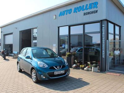 Gebraucht Nissan Micra Acenta 80 PS (58 kW) 2015 Blau Kleinwagen