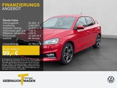 Rot Gebraucht 2024 Skoda Fabia Selection Kleinwagen | 20.210 € (Guter Preis)