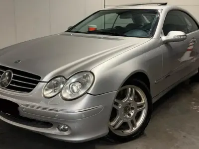 Gebraucht Mercedes CLK500 AMG 306 PS (225 kW) 2003 Silber Coupé