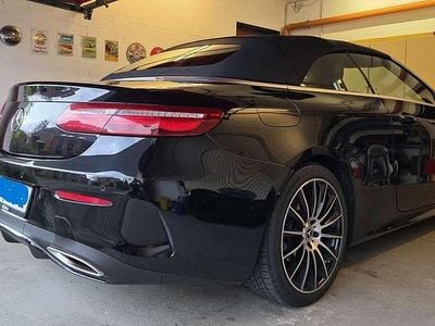 Schwarz Gebraucht 2020 Mercedes E200 AMG line Cabrio | 37.300 € (Teuer)