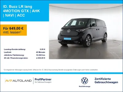 Gebraucht VW ID. Buzz GTX 250 kW (340 PS) 2025 Deep black perleffekt Van / Kleinbus