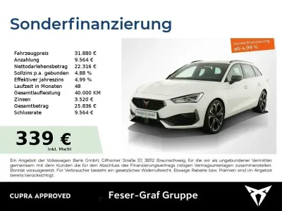 Brugt Cupra Leon VZ 310 HK (228 kW) 2024 Hvid Stationcar