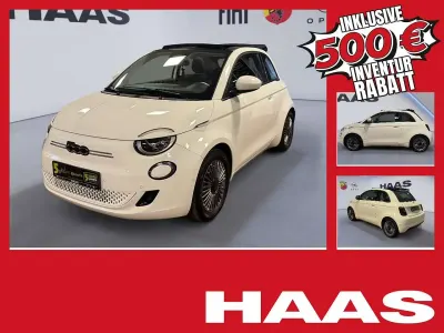 Gebraucht Fiat 500e 86 kW (118 PS) 2024 Arktis weiß Cabrio