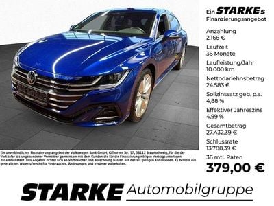 Second-hand VW Arteon R-line 218 CP (160 kW) 2022 Albastru Berlinǎ