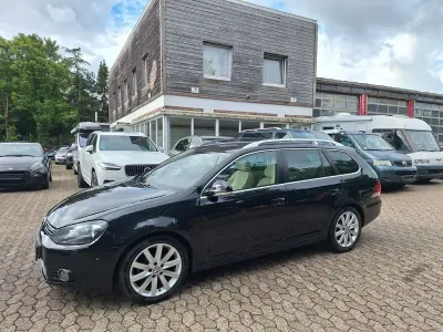Gebraucht VW Golf VI Highline 122 PS (89 kW) 2010 Schwarz Kleinwagen