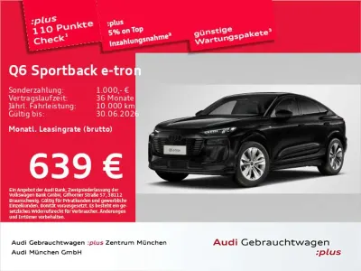 Używany Audi Q6 e-tron Performance 225 kW (306 KM) 2025 Czarny SUV