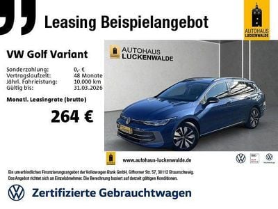 Gebraucht VW Golf VIII Goal 116 PS (85 kW) 2025 Blau Kombi