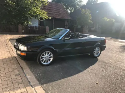 Gebraucht Audi Cabriolet 133 PS (97 kW) 1993 Schwarz Cabrio